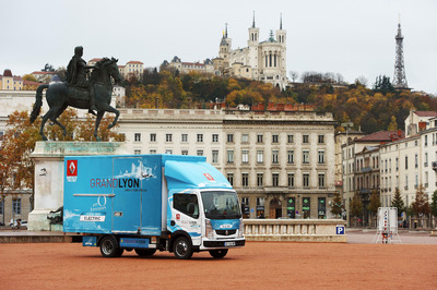 Das rein elektrisch betriebene Fahrzeug wird künftig im kommunalen Einsatz in Lyon unterwegs sein