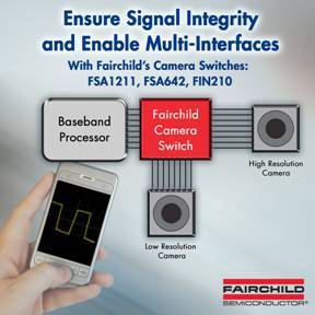 Fairchild Semiconductor stellt Schaltlösungen speziell für Kameramodule vor