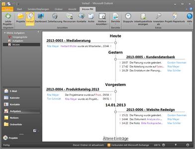 Projektmanagement integriert in Outlook - jetzt auch in der Cloud