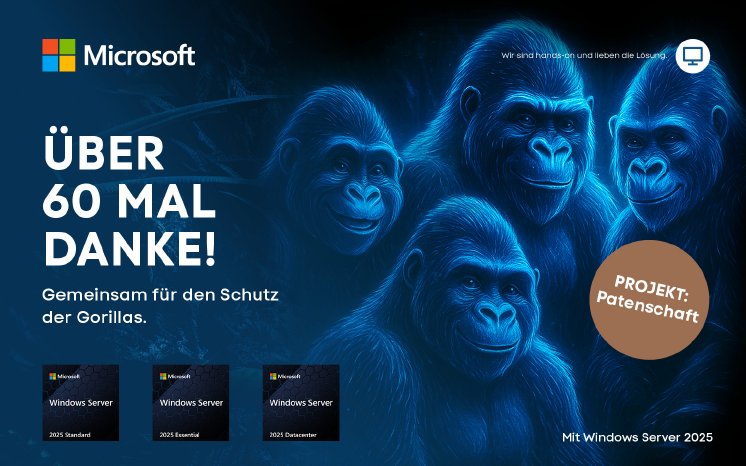 TAROX Gorilla-Patenschaftskampagne: Nachhaltigkeit hat viele Gesichter