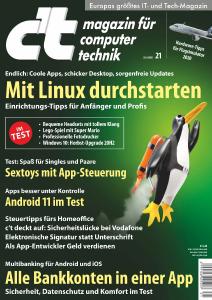 Titelbild c't 21/20