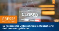 Über 300.000 Unternehmen haben in Deutschland derzeit finanzielle Probleme. Dies zeigt eine aktuelle Auswertung des Informationsdienstleisters CRIF zur Zahlungsfähigkeit und Überschuldung von Firmen in Deutschland.