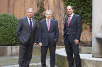 Geschäftsführer Michael Riechel, Aufsichtsratsmitglied Thomas Pätzold und Geschäftsführer Dr. Kay Dahlke anlässlich der Konstitution des Aufsichsrats der Thüga Erneuerbare Energien GmbH & Co. KG