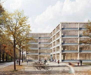 Die 4-zügigen Schulen von Bruno Fioretti Marquez Architekten werden an sechs Standorten innerhalb Berlins realisiert / Bild: © Bruno Fioretti Marquez Architekten