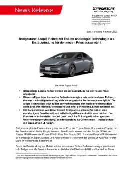 Bridgestone Ecopia Reifen mit Enliten und ologic Technologie als Erstausrüstung für den neuen Pr.pdf