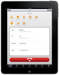 is-phone for iPad - Call window
