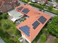 Luftbild HHO Hasbergen mit Photovoltaik von OSNATECH