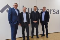 Neu aufgestellt – die Kurtz Ersa-Geschäftsführung (v.r.n.l.): Rainer Kurtz (Noch-CEO), Michael Fischer, Ersa Geschäftsführer, Ralph Knecht, bisheriger Ersa Geschäftsführer und künftiger Kurtz Ersa-CEO, und CFO Thomas Mühleck.