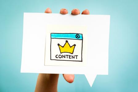 Umfrage zum Thema "Content is king"
