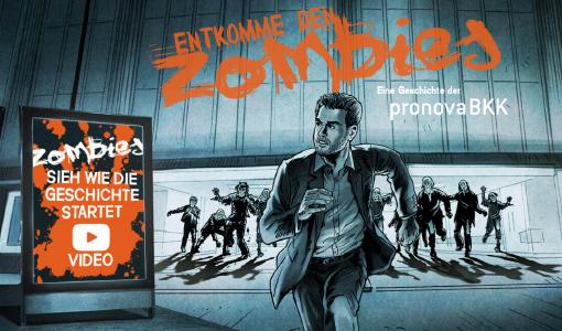 "Zombiejagd" der pronova BKK begeistert Jugendliche mit Storytelling und Gamification