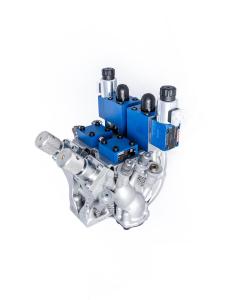 Der von SMS group entwickelte 3D-gedruckte Hydraulikblock hält hohen Belastungen stand und überzeugt zudem durch sein futuristisches Design