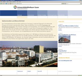 Der neue Webauftritt des UK Essen