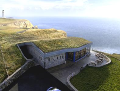 The family-run Gallie Craig Coffee House is on the southern tip of the Scottish peninsula, "Rhin of Galloway", offering breathtaking views across the Irish Sea, Photo: ZinCo