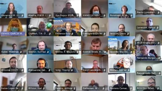 Screenshot des digitalen Kickoff-Meetings von ALMA Ende Februar 2021. ©Fraunhofer ITWM