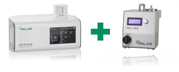Palas® AQ Guard und PAG 1000 –Kombination für Messungen und Simulationen vor Ort