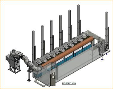 Modularar Aufbau der HPA-Pilotanlage; Quelle: FYI Resources