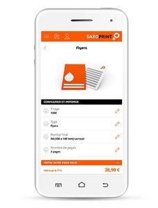 SAXOPRINT lance son site web pour les appareils mobiles