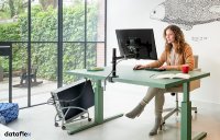 Dataflex Viewgo Monitor Tischhalterung mit Schwenkarm & PC Halterung