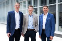 Das neue Führungstrio von PI (von links): Dr. Mathias Eickholt (CFO), Dr. Michael Albiez (CEO) und Michael Schneider (COO).