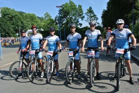 Auch beim diesjährigen Bike Marathon geht die ASSA ABLOY Sicherheitstechnik GmbH mit einem eigenen Team ins Rennen / Fotos: ASSA ABLOY Sicherheitstechnik GmbH