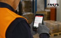 Der Honeywell CT47 mit der COSYS Lagersoftware im Einsatz.