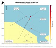 Abbildung 1: Standort der Bohrlöcher BH-26-07, BH-26-16, BH-26-18, BH-26-06