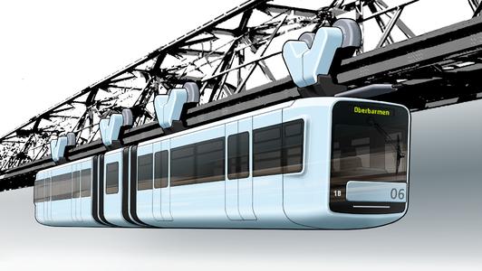 New Generation of Vehicles: Wuppertaler Stadtwerke commissions Vossloh Kiepe to create new suspension railcars