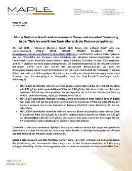 26062018_DE_Maple Gold intersects Multiple Mineralized Zones in west-central Resource Area.pdf