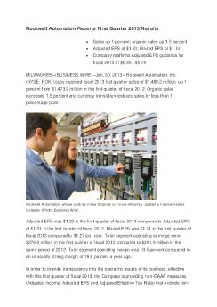 Rockwell Automation Reports First Quarter 2013 Results.pdf