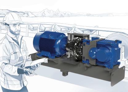MAXXDRIVE® XT-Industriegetriebe sind insbesondere auf Förderbandanwendungen in der Schüttgutindustrie abgestimmt, wo geringe Übersetzungen in Kombination mit hohen Leistungen gefragt sind