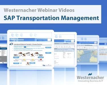 Westernacher Goes Online With The First English Language Sap Transportation Management Sap Tm Webinar Plus A Sap Live Demo Westernacher Consulting Ag Press Release Pressebox