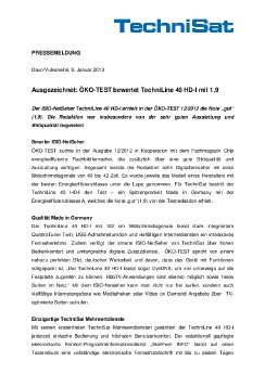 PM_Ausgezeichnet_ÖKO-TEST bewertet TechniLine 40 HD-I mit 1,9.pdf