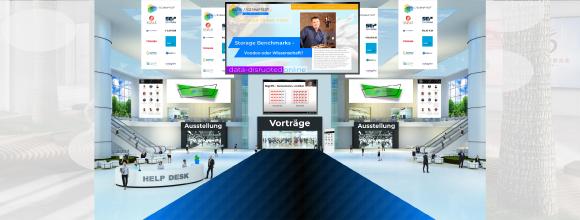 Lobby der virtuellen Konferenz