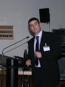 International Workshop 2011: Mr. Tobin, from the Irish Agriculture and Food Development Authority, talking about the Stability of model dispersions in dairy systems
