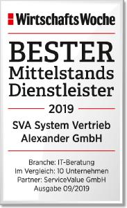 Award WiWo Beste Mittelstandsdienstleister