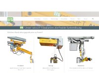 Screenshot Homepage EFS