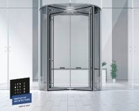 Ganzglas-Karusselltür KTV ATRIUM FLEX von dormakaba