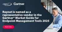 Raynet is named as a representative vendor in the Gartner® Market Guide for Endpoint Management Tools 2025 Raynet is named as a representative vendor in the Gartner® Market Guide for Endpoint Management Tools 2025