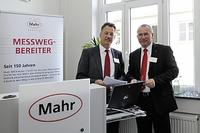 Ulrich Kaspar Geschäftsführer Mahr und Uwe Kauder Vertriebsleiter Mahr