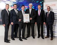 V.l.: Wolfgang Michel (kfz-betrieb), Clemens Dorn (ŠKODA AUTO Deutschland GmbH), Andreas Duschner (Schwaba Autocenter ZwNl. der Schwaba GmbH), Christian Lachmann (Schwaba GmbH), Hans-Heiner Lüdemann (Bank Deutsches Kraftfahrzeuggewerbe GmbH), Philipp Kroschke (Christoph Kroschke GmbH) V.l.: Wolfgang Michel (kfz-betrieb), Clemens Dorn (ŠKODA AUTO Deutschland GmbH), Andreas Duschner (Schwaba Autocenter ZwNl. der Schwaba GmbH), Christian Lachmann (Schwaba GmbH), Hans-Heiner Lüdemann (Bank Deutsches Kraftfahrzeuggewerbe GmbH), Philipp Kroschke (Christoph Kroschke GmbH)