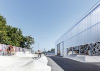 Eines der 28 ausgestellten Vorzeigeprojekte: Aus einer alten Industriehalle wurde in der Kommune Viborg das 