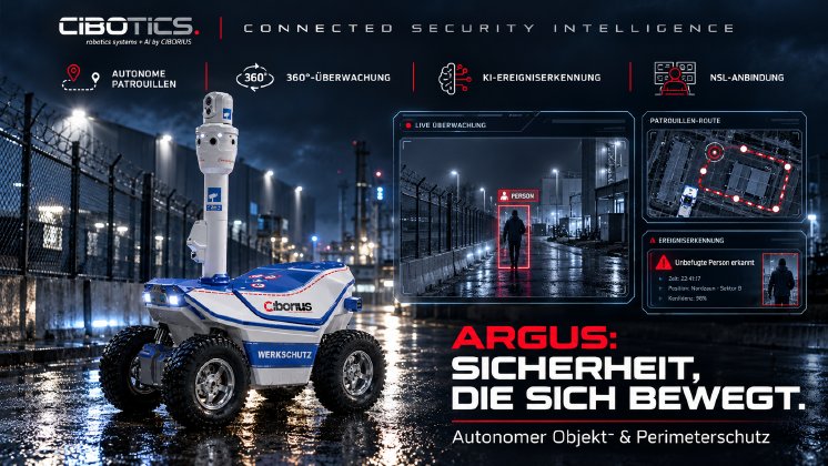 27.10.26 Autonomer ARGUS-Patrouillenroboter bei Nacht
