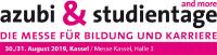 Logo der azubi- & studientage Messe Kassel 2019