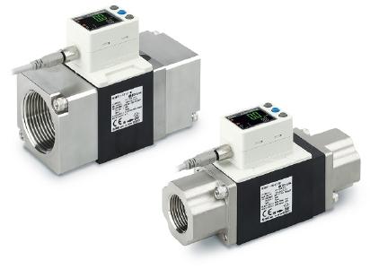 Der digitale Durchflussschalter der Serie PF3W-Z/L von SMC bietet dank IO-Link-Ausgang eine digitale Kommunikationsschnittstelle und umfangreiche Gerätediagnose, Foto: SMC Deutschland GmbH