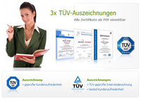 3x TÜV-Ausgezeichnet