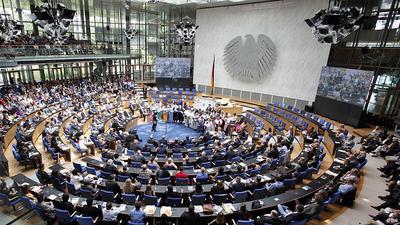 The plenary chamber was full for the opening of the Global Media Forum 2013 in Bonn