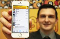André Gimbut präsentiert seine Smartphone App Chiffry. Die iOS-Basis Version kann ab Ende November kostenlos über App Store installiert werden. 