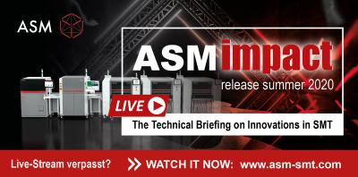 ASM Impact – Release Summer 2020: Erstmals veranstaltete ASM einen einstündigen Livestream mit Expertenchat zur Päsentation seiner Neuheiten. Die Veranstaltung war ein voller Erfolg / Bildquelle: ASM