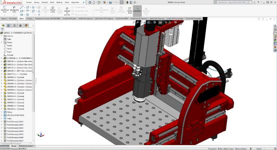 Alles entwickelt mit Solidworks: die CNC SLV EDU