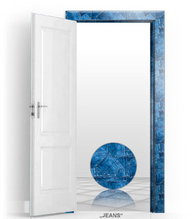 Zargenfolie "Jeans"-Optik